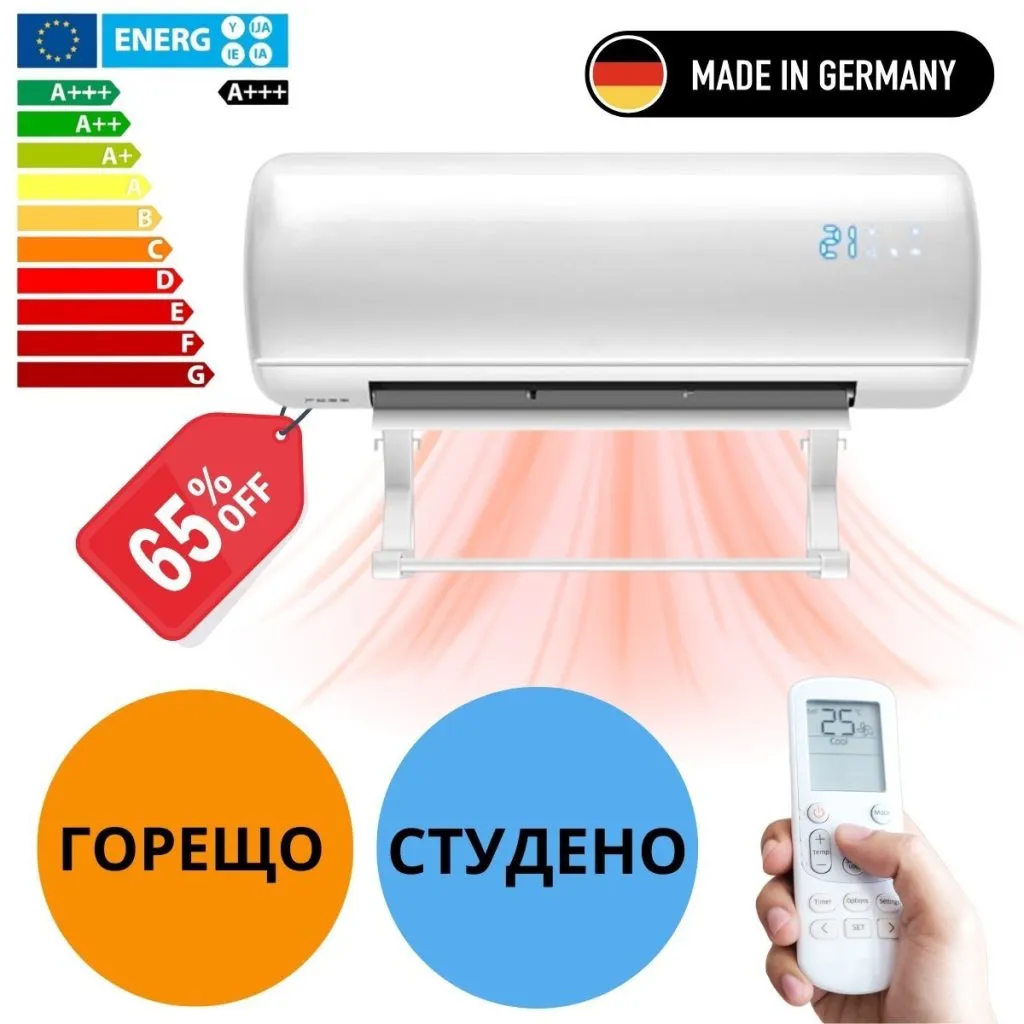 Chytrý nástěnný ohřívač — topení, chlazení, čištění vzduchu
